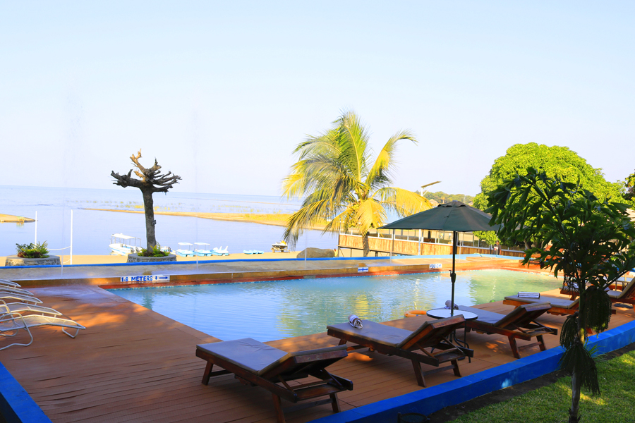 Blue Waters Lake Resort by Serendib: attractive resort pool and view