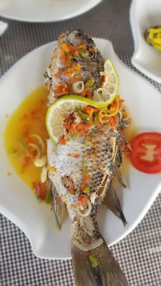 Checkers Bar & Grill: appetizing photo of served food