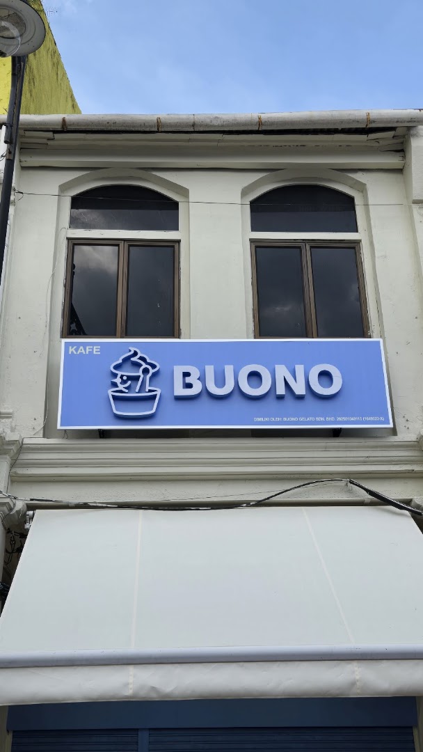 Buono Gelato: clear photo of venue signage