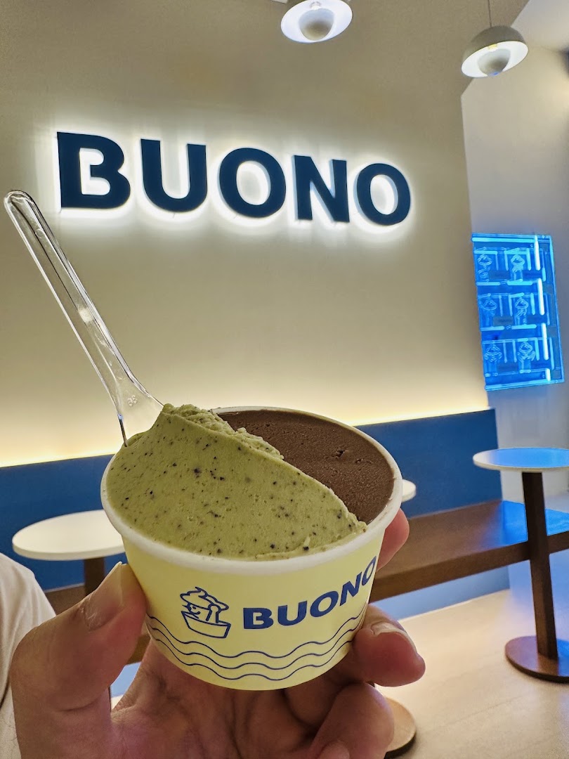 Buono Gelato: appetizing gelato in branded setting