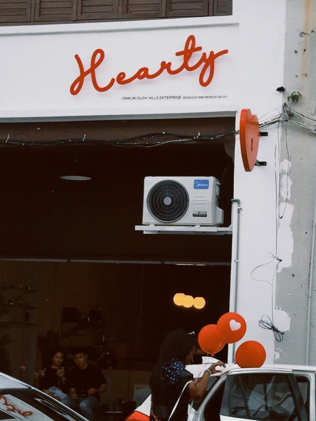 Hearty Cafe: clear exterior shot of venue