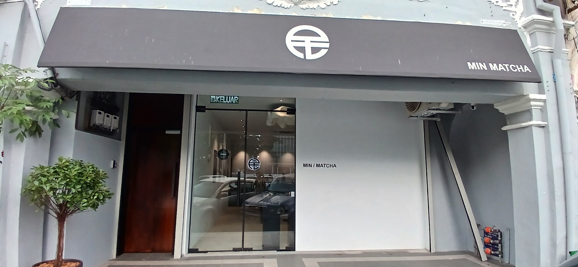 Min Matcha: clear storefront photo of venue