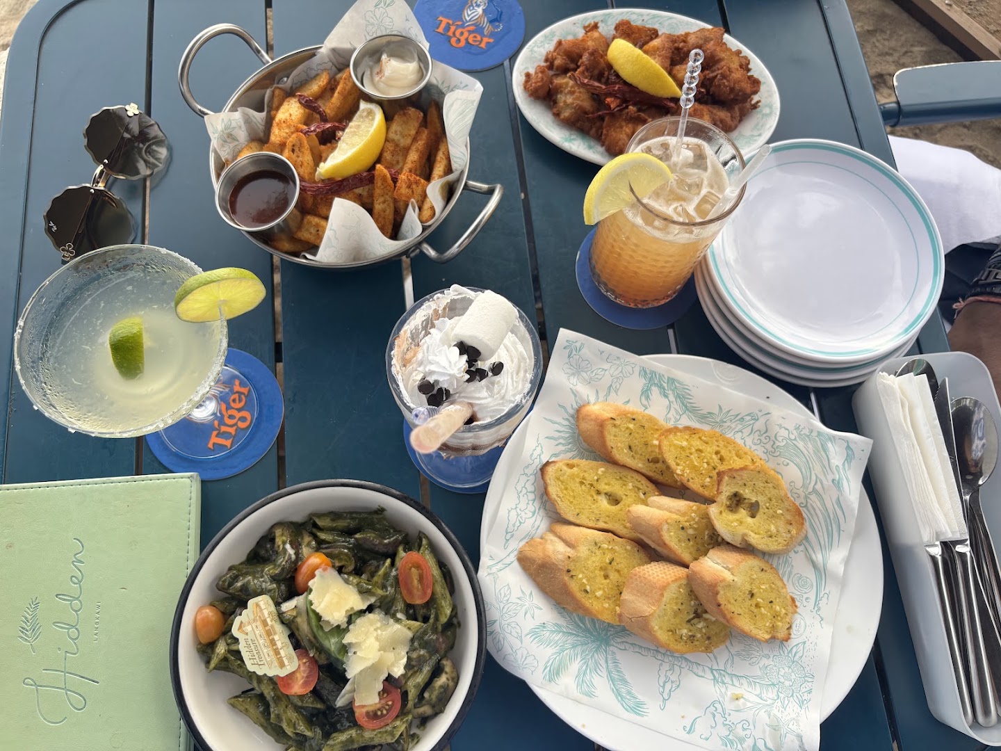 Hidden Langkawi: appetizing food and drink spread