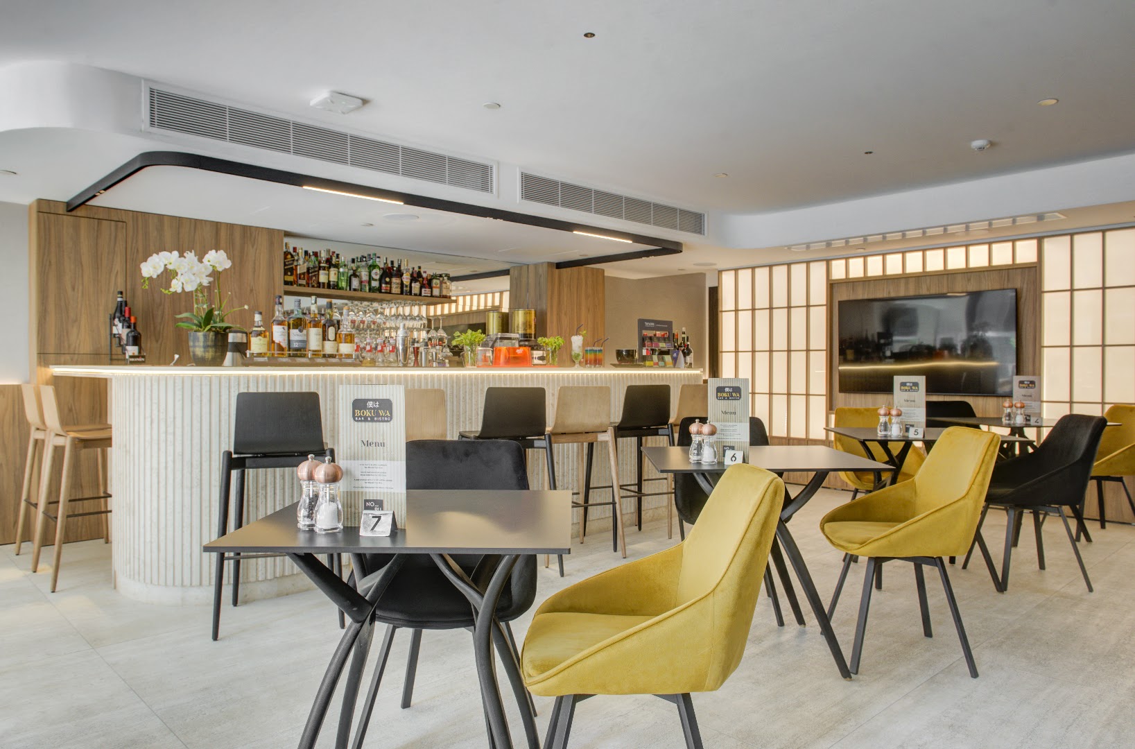 Noru Hotel: professional interior shot of hotel bar