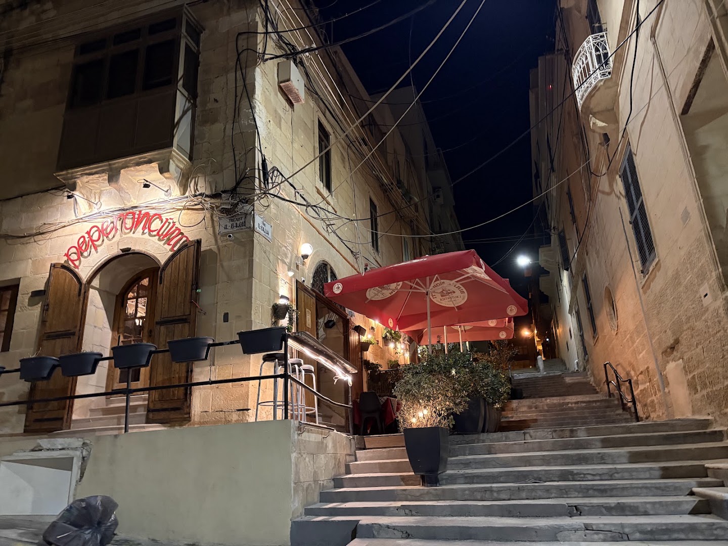 Peperoncino: inviting exterior shot of restaurant