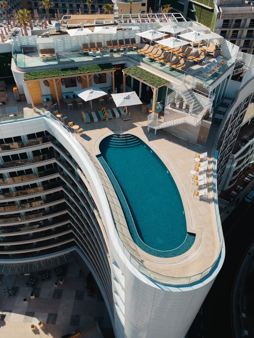 Seed Rooftop: high quality aerial venue shot