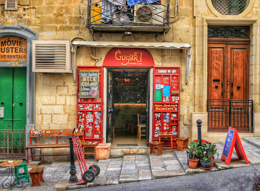 Ġugar Hangout & Bar: inviting and authentic venue exterior