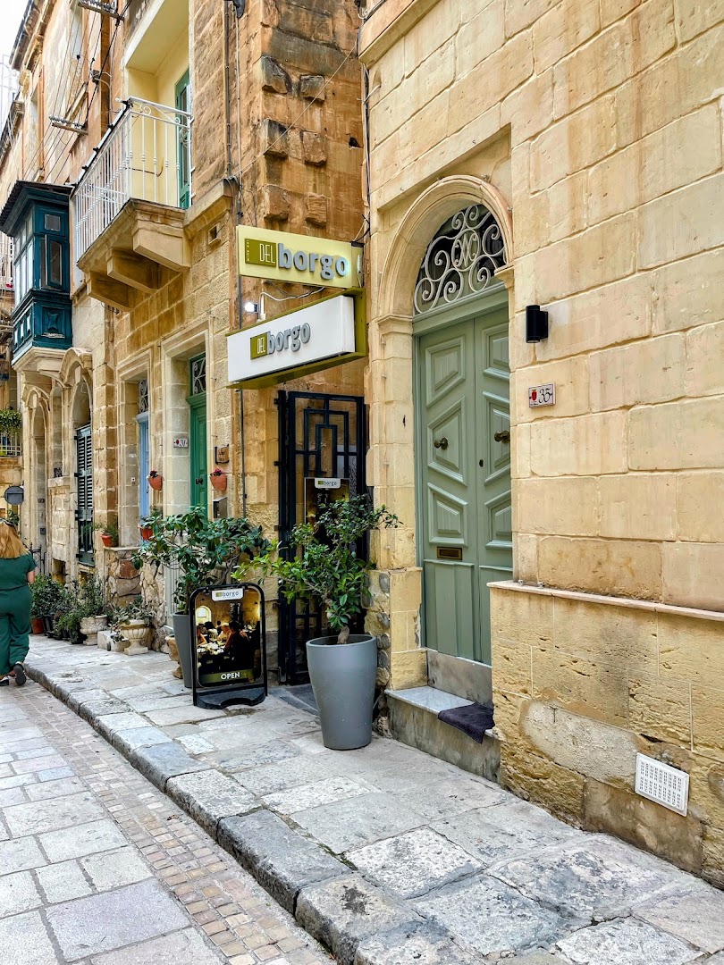 Del Borgo: clear exterior shot of venue