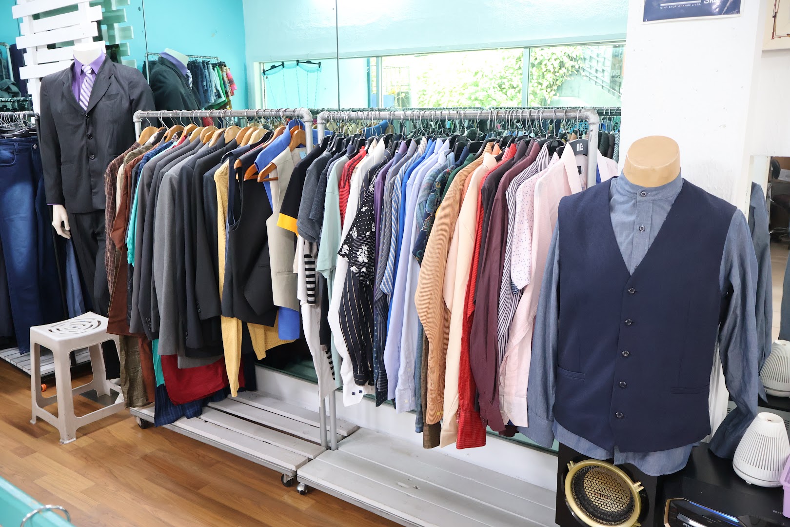 The Good Shop Mauritius: clear display of shop products