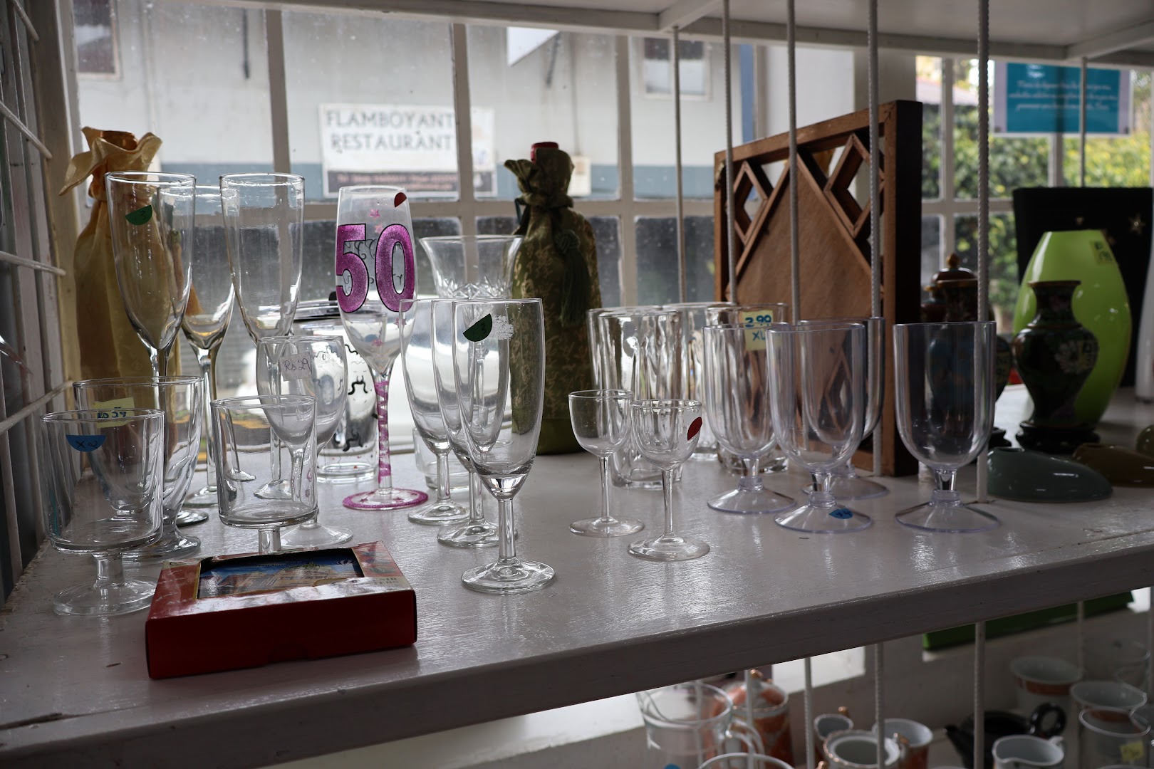 The Good Shop Mauritius: clear display of shop products