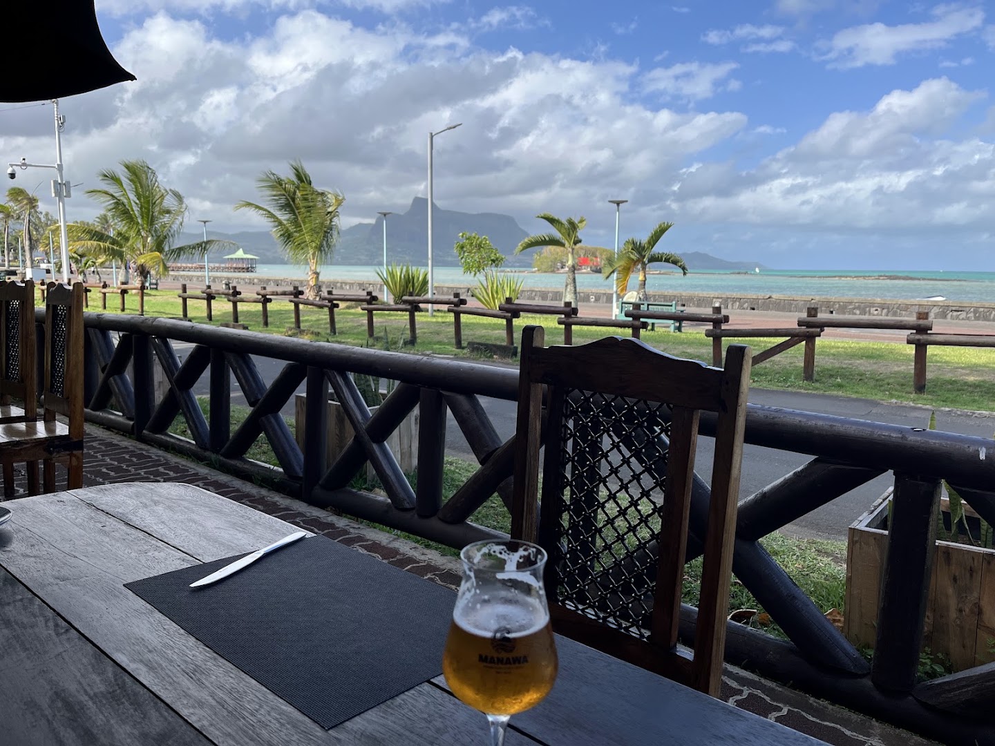 Les Copains d'Abord: inviting atmosphere with scenic view