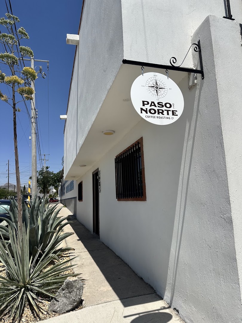 Paso del Norte Coffee Roasting: clear, professional exterior signage photo