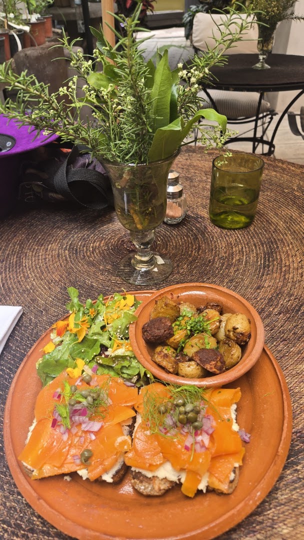 Néctar: appetizing food presentation and nice presentation