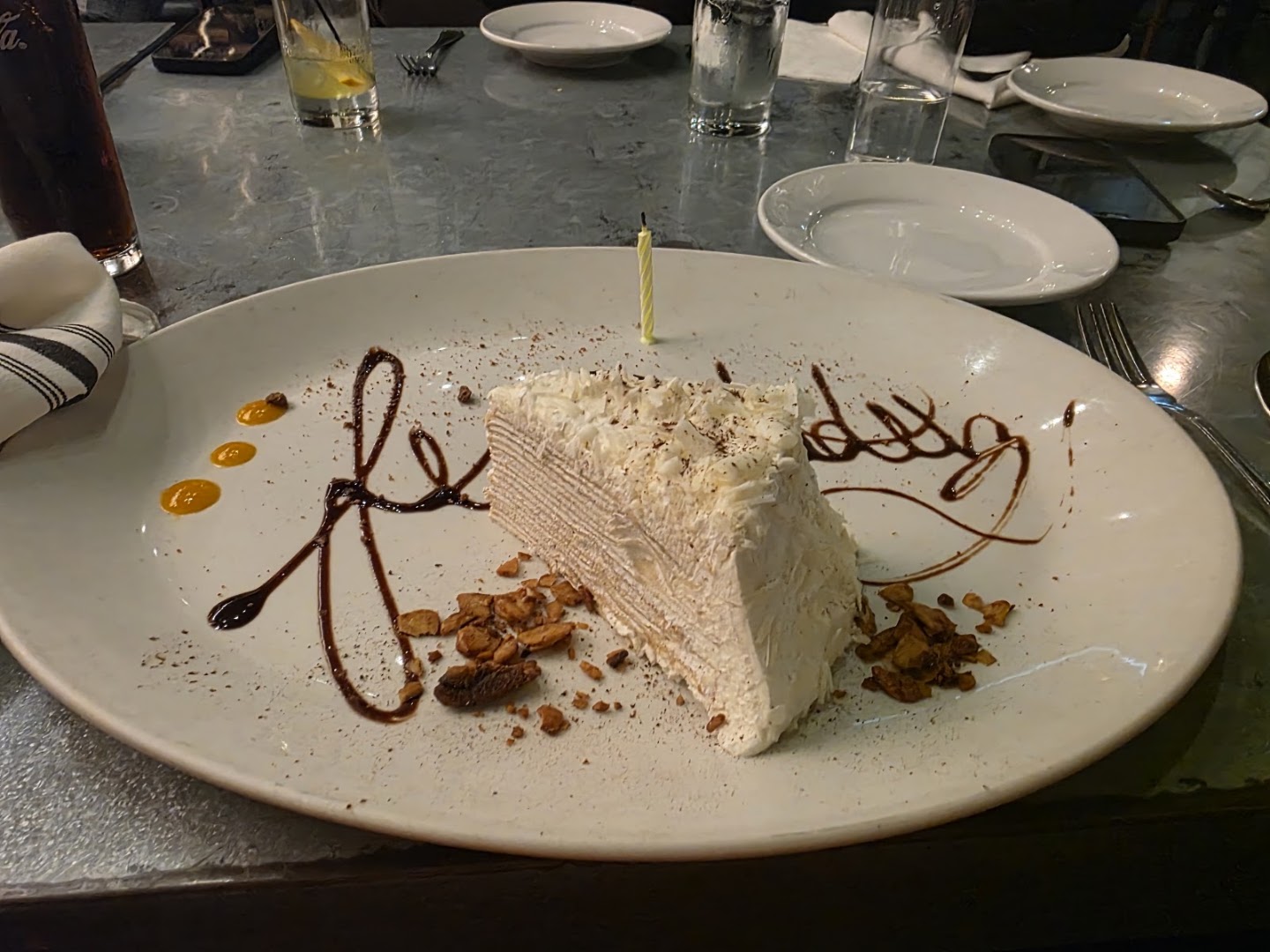 La Querencia BajaMed: appetizing photo of plated dessert
