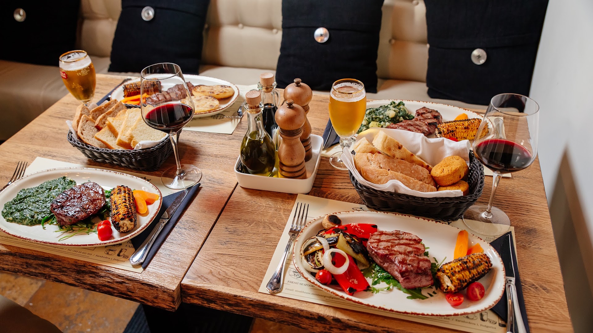 Steakhouse Grill, Fish & Meat: appetizing, high-quality food photography