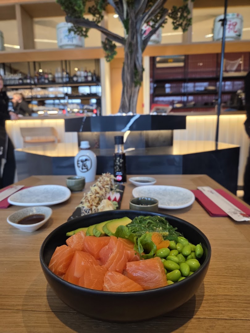 SushiCo Montenegro: appetizing food and restaurant interior