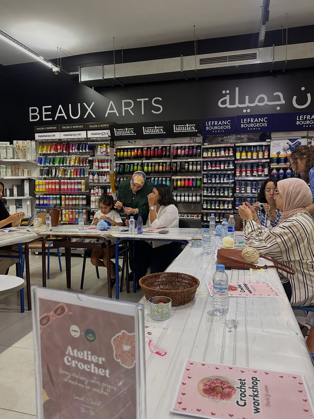 Tadlsa Café: workshop activity and atmosphere
