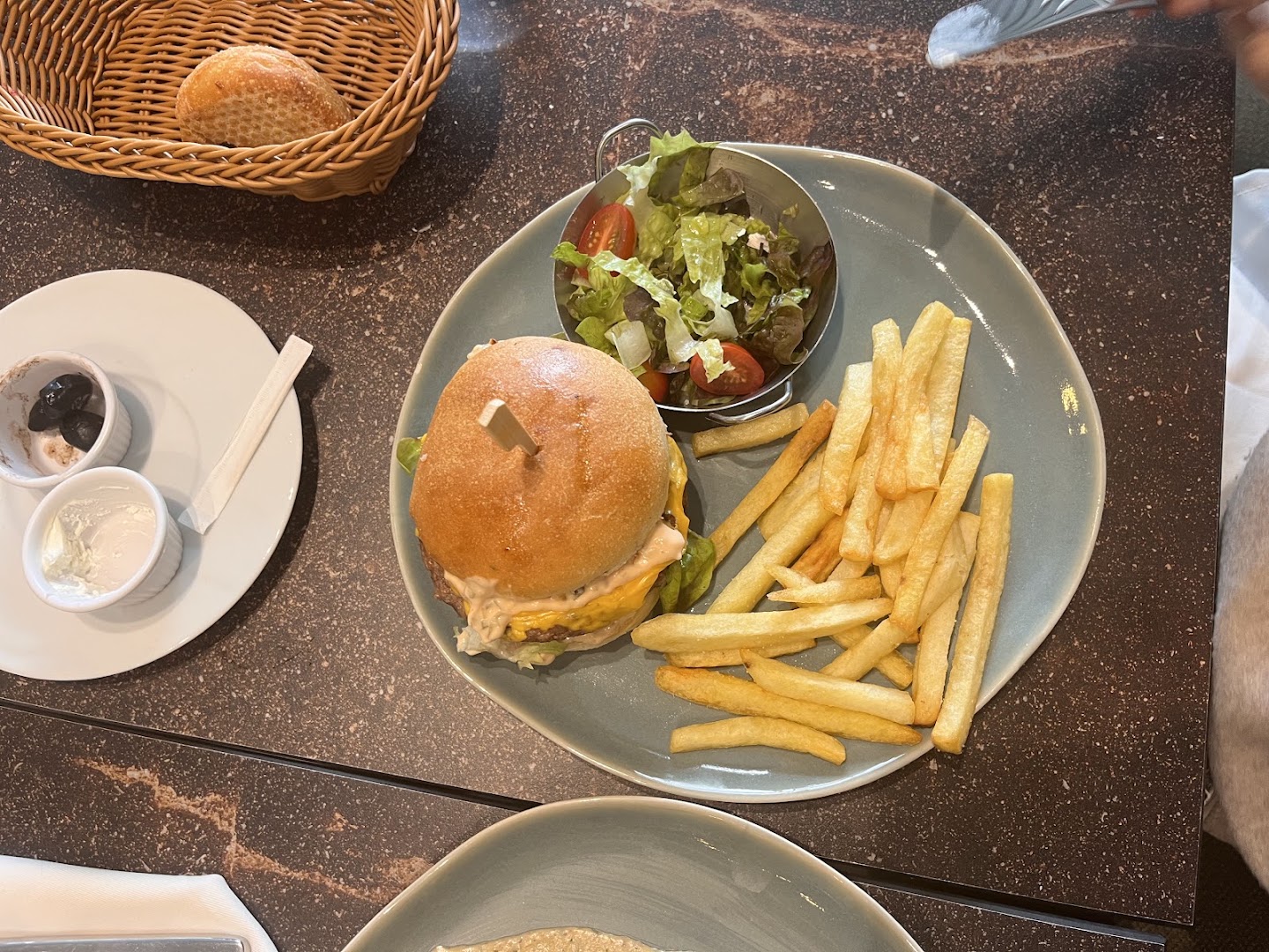 June: appetizing photo of brunch meal