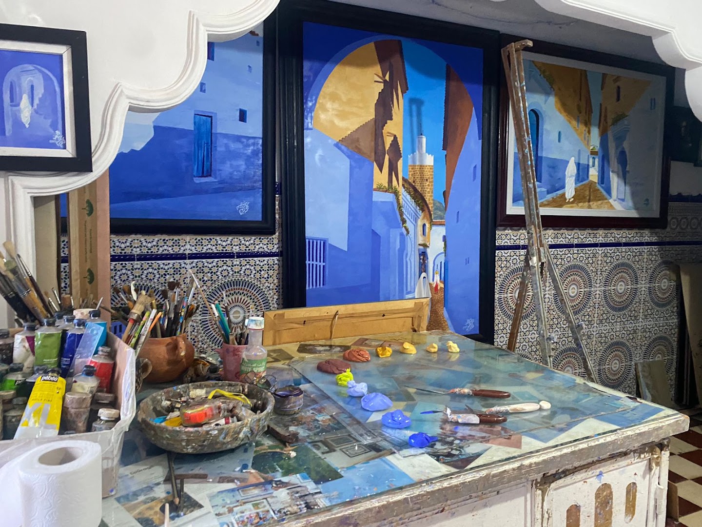 Gallery of Mohsin El Ouragli: artist studio and artwork