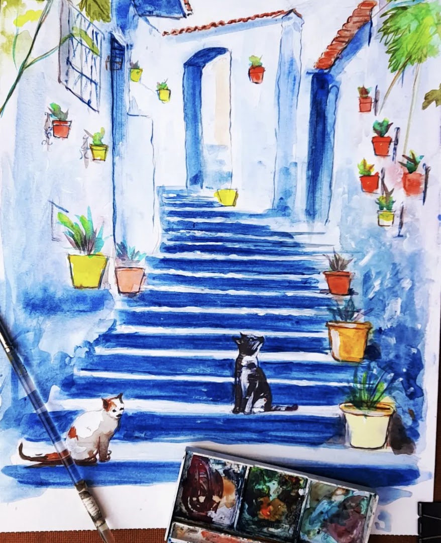 Maya Art Gallery: artistic representation of gallery collection