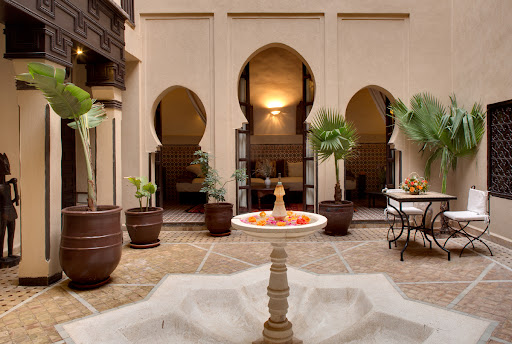 Rosemary: beautiful, professional hotel courtyard photo