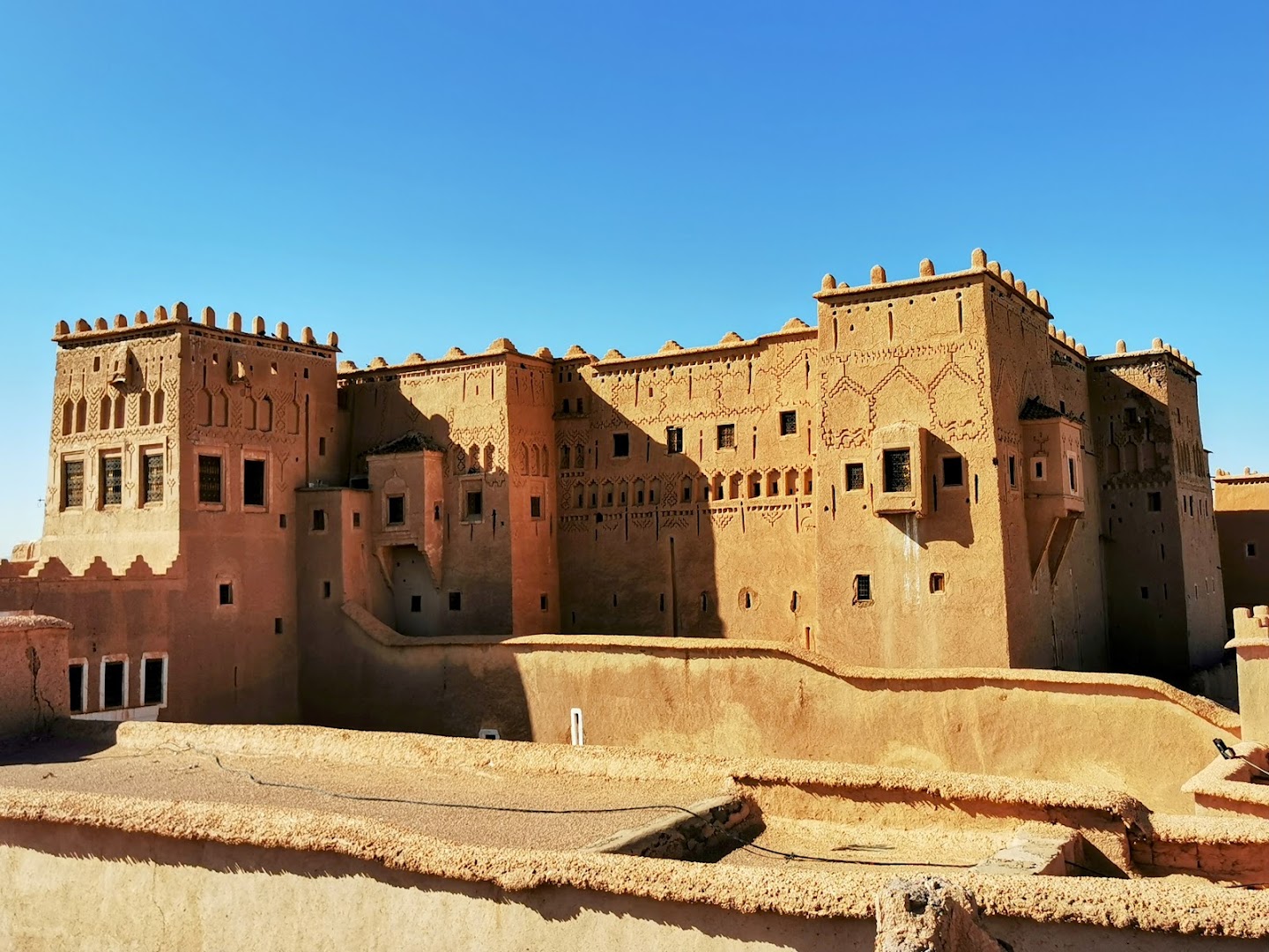 Kasbah Taourirt: high quality exterior architectural shot