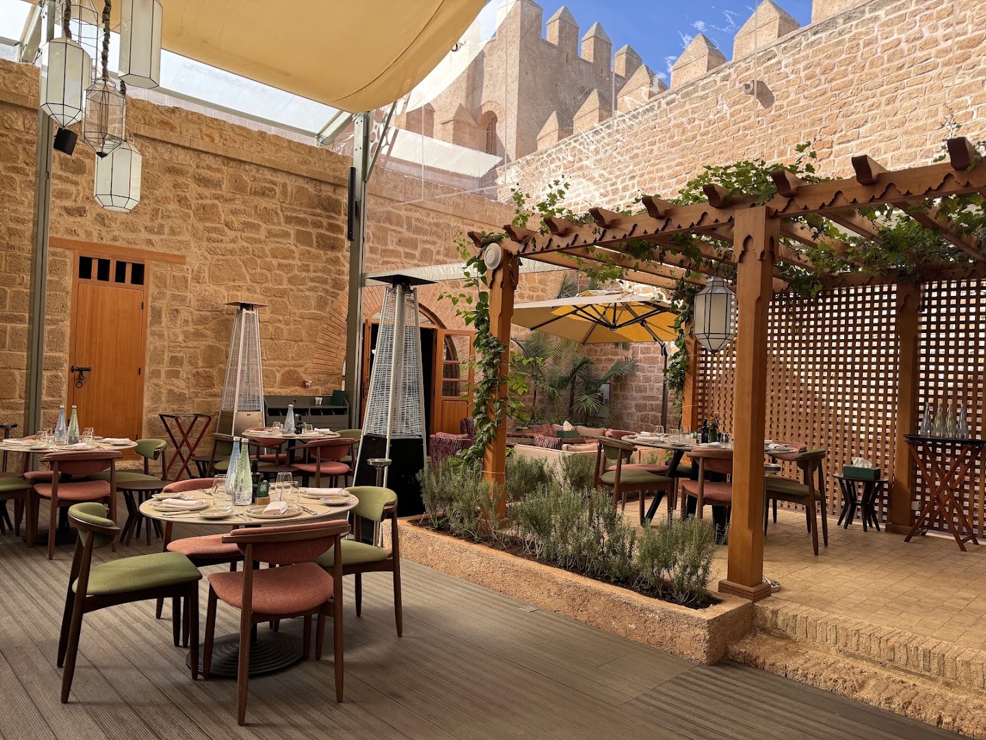 Le Patio by Chellah: beautiful, inviting restaurant terrace photo