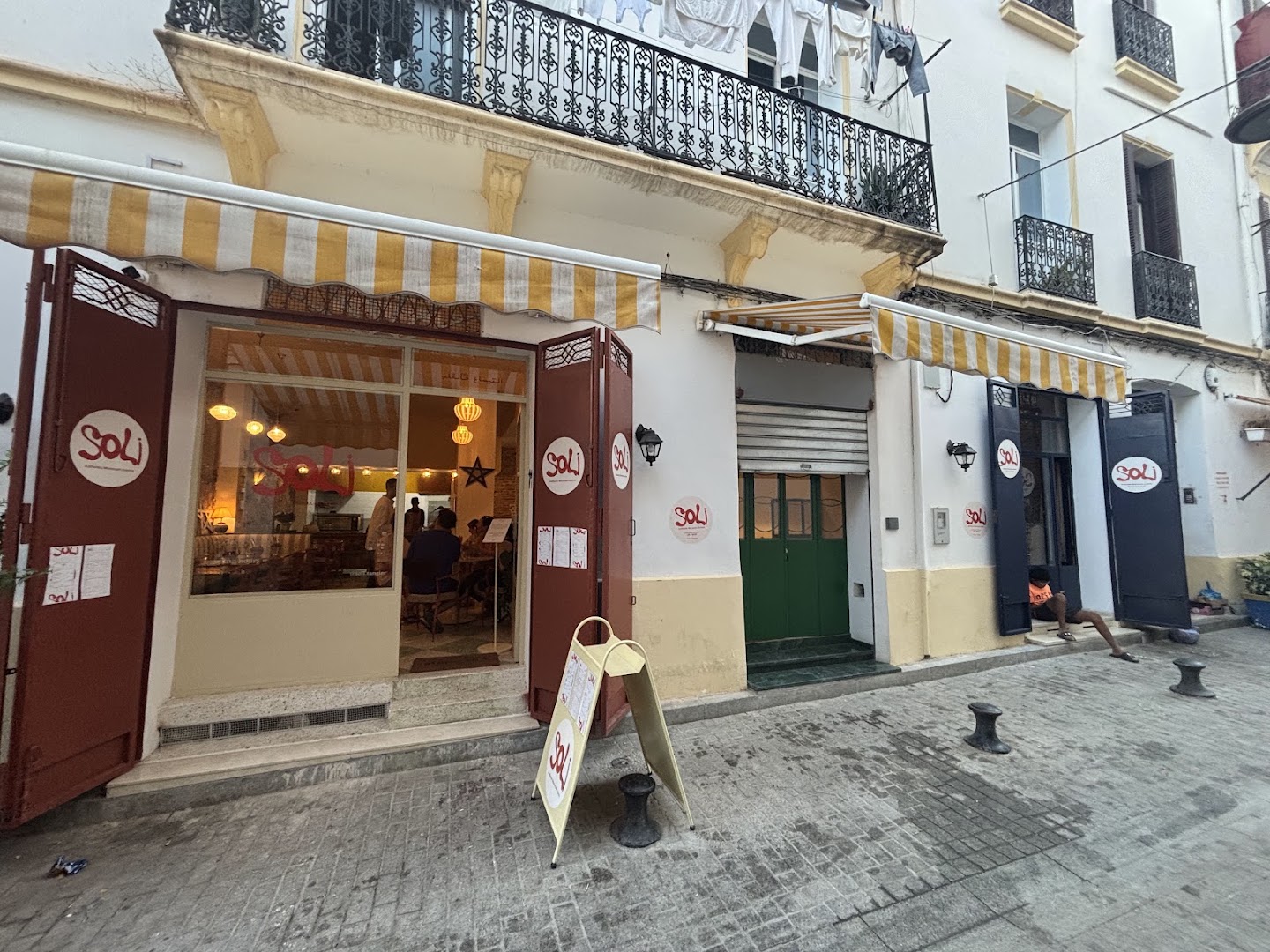 Soli Tangier: clear exterior view of restaurant