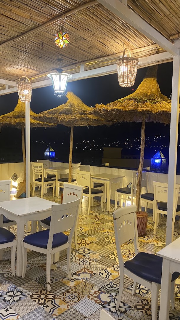 Borj El Hafa: attractive terrace with nice atmosphere