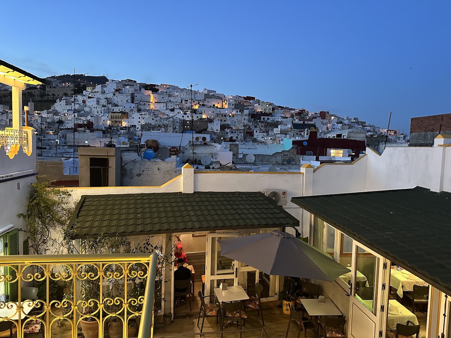 El Reducto: beautiful terrace view of city