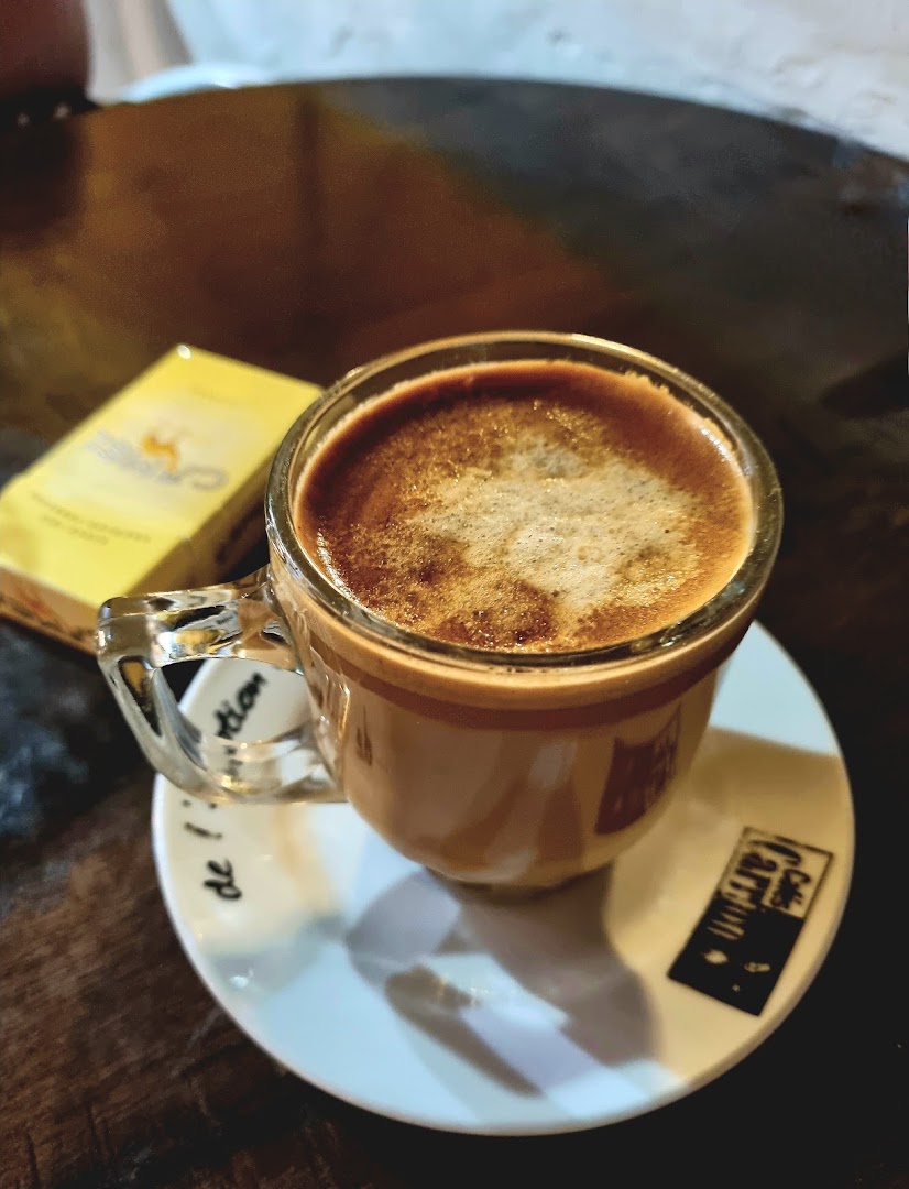 Riad Ouchak Café: appetizing photo of served coffee