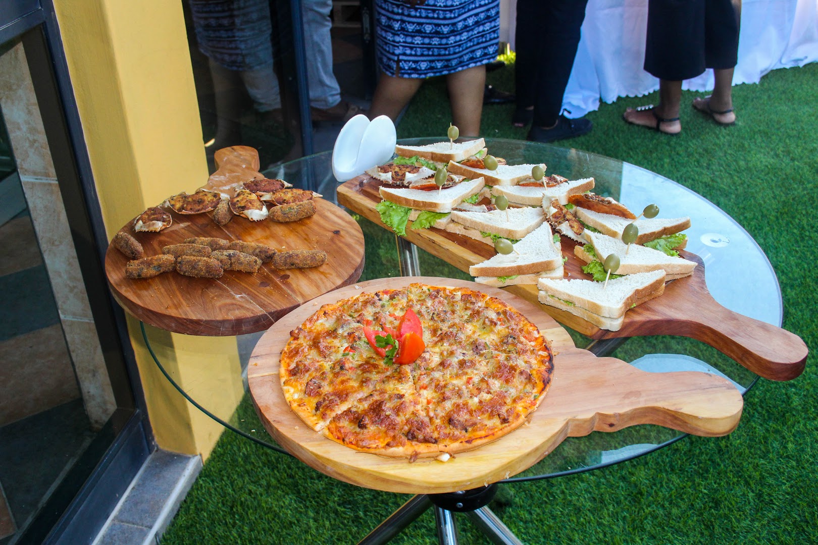 Prato Fino: appetizing food display at venue