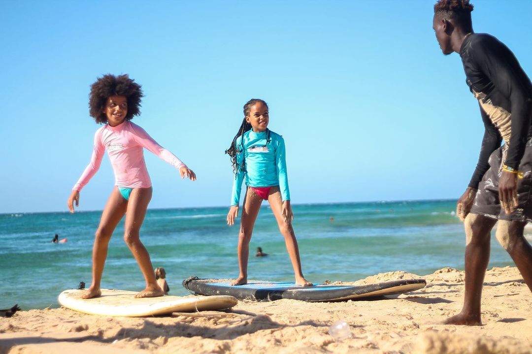 Wutsita Surf School: surf school activity clearly