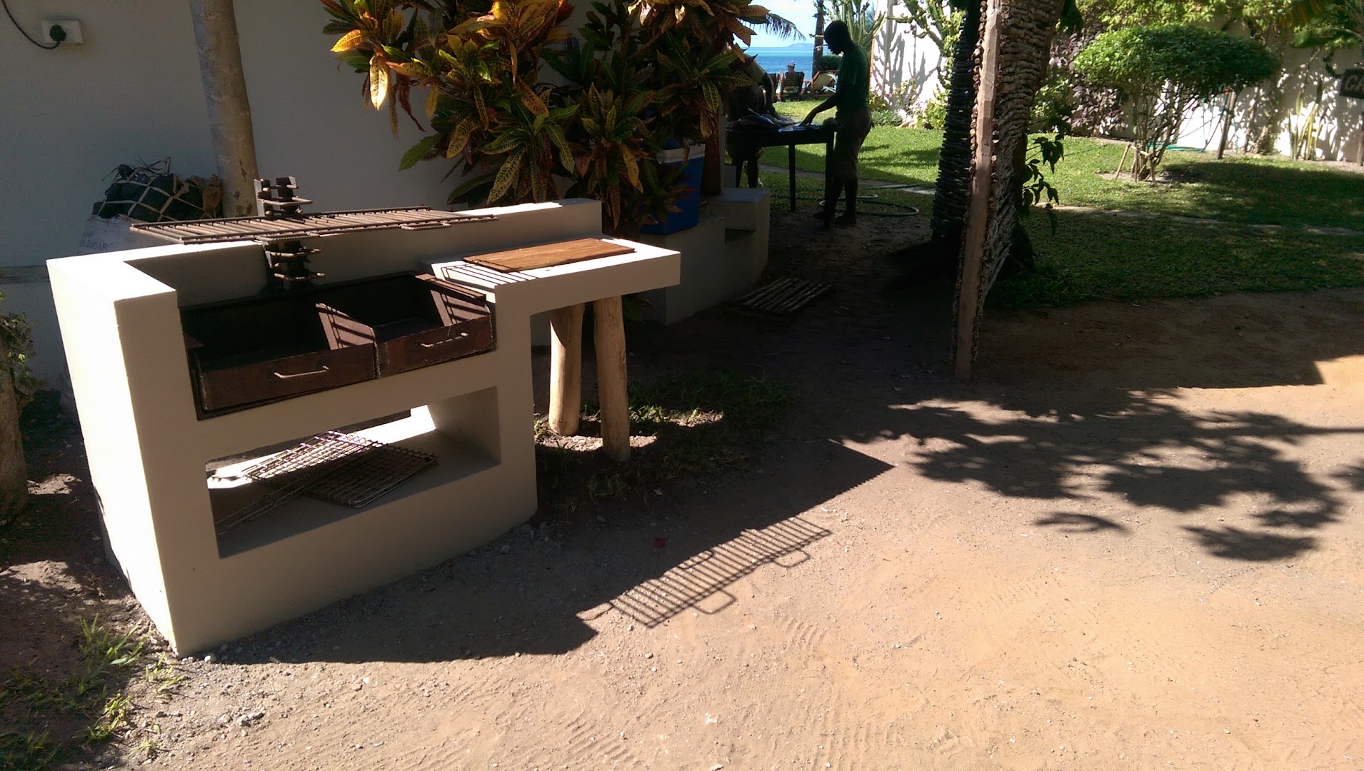 Zita's Food: outdoor cooking area clearly