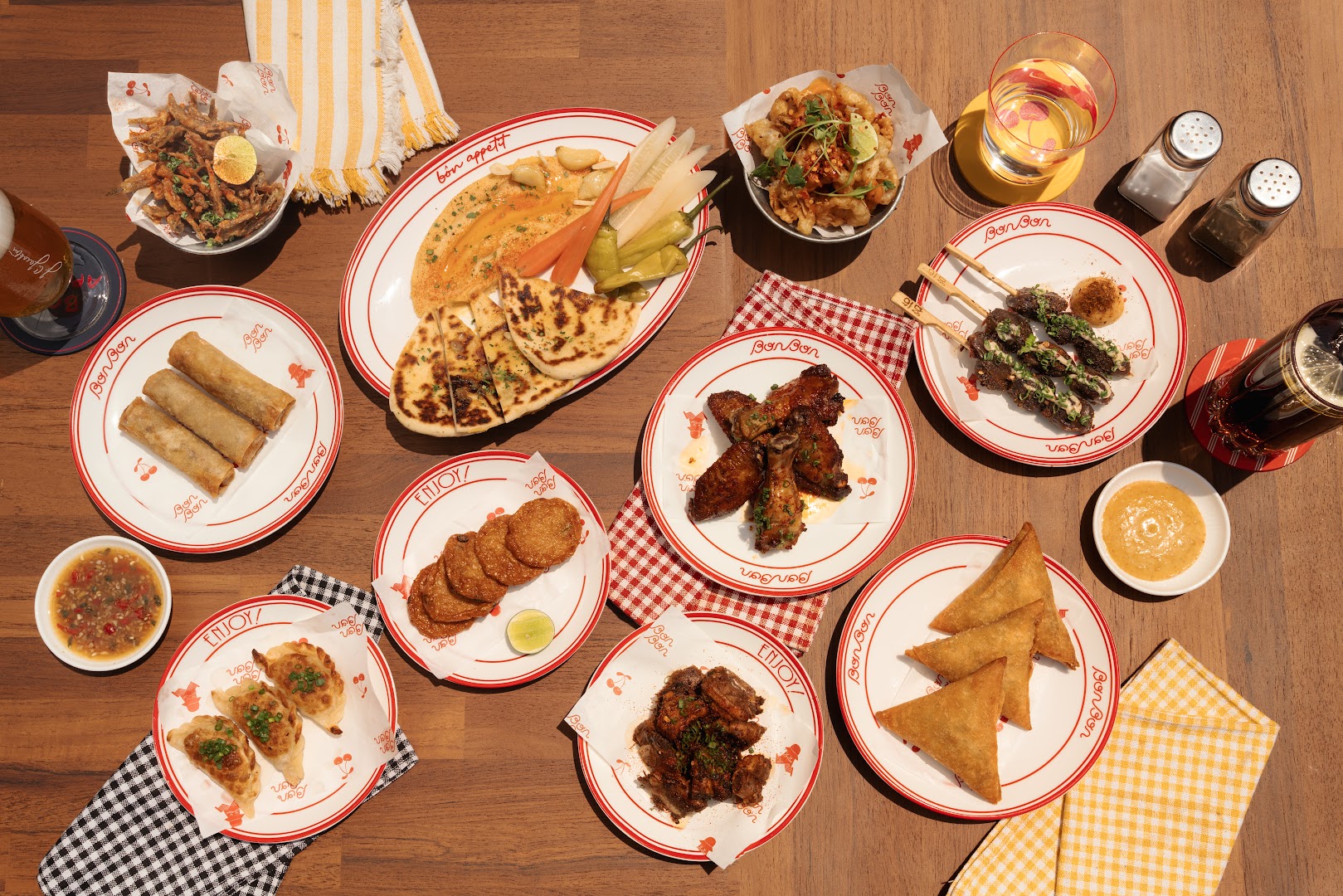 Bon Bon Bistro: high quality, appetizing food spread