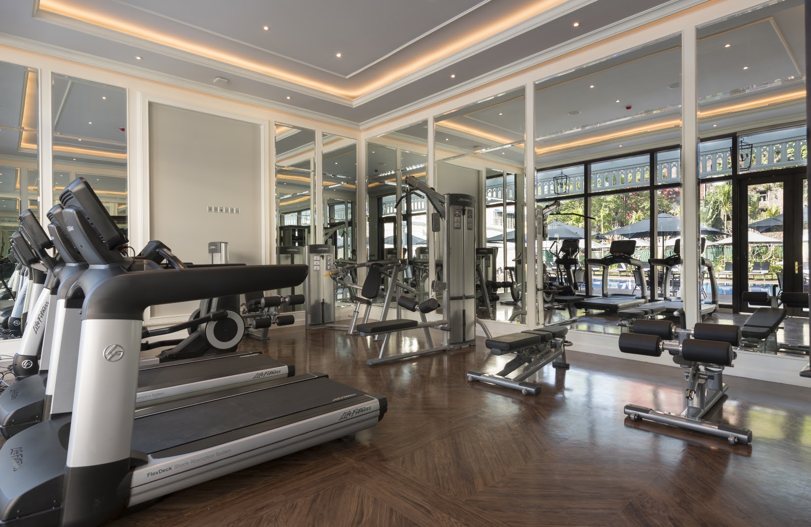 The Strand Yangon: professional photo of hotel gym