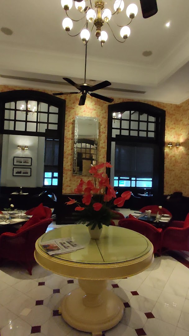 The Strand Yangon: elegant hotel interior atmosphere