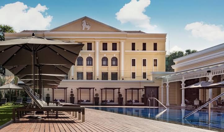 The Strand Yangon: high quality hotel exterior shot