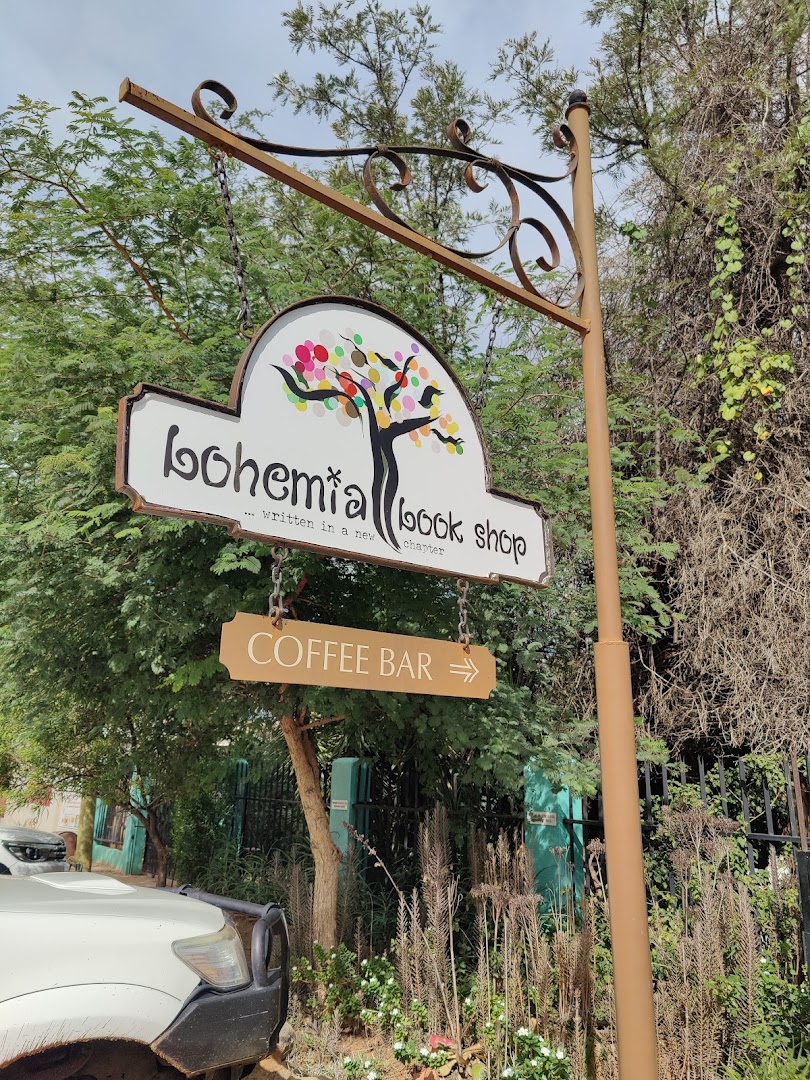 Bohemia Book Shop: clear signage identifies the venue