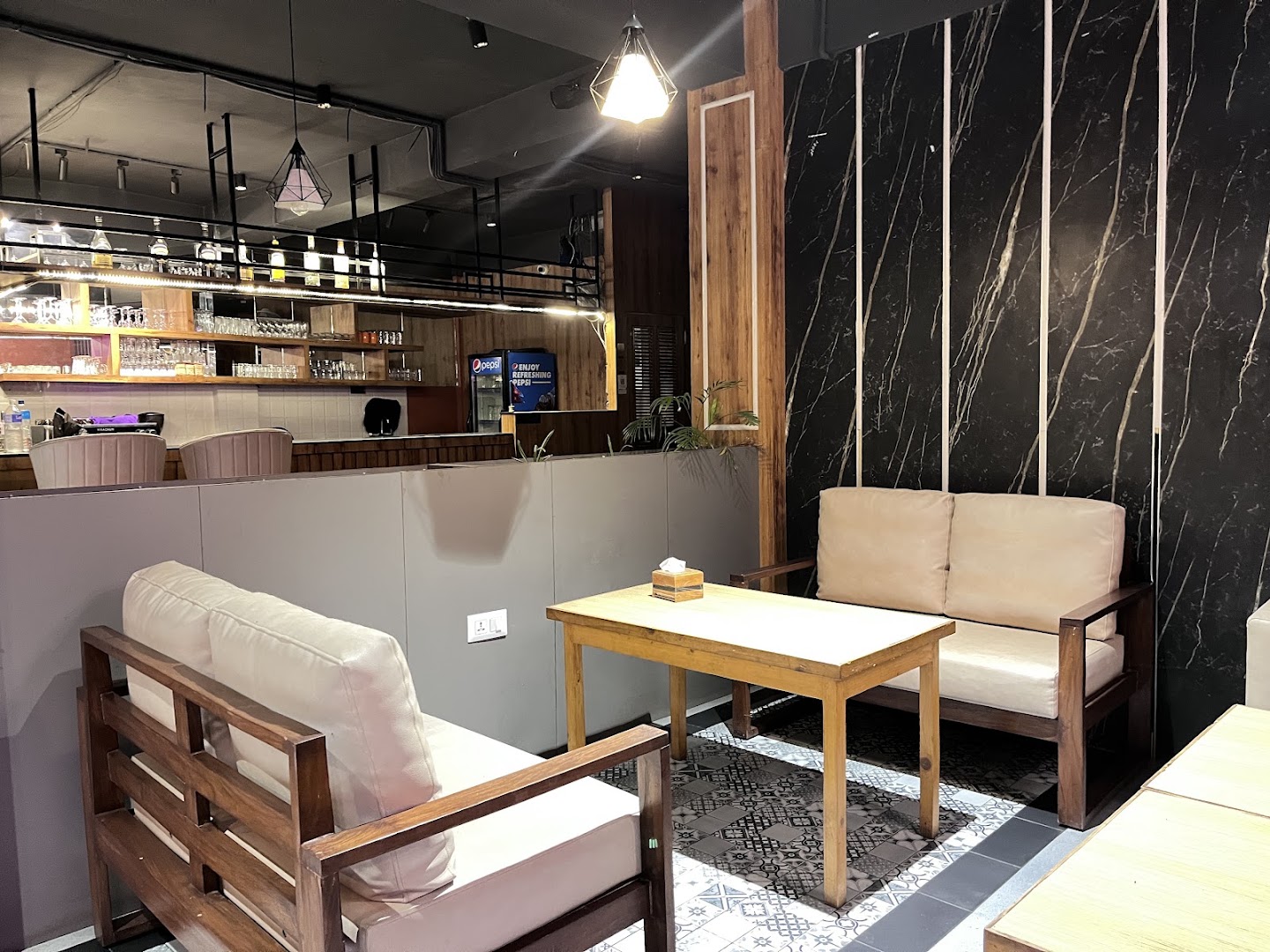RedMud Coffee: clear, inviting interior seating area