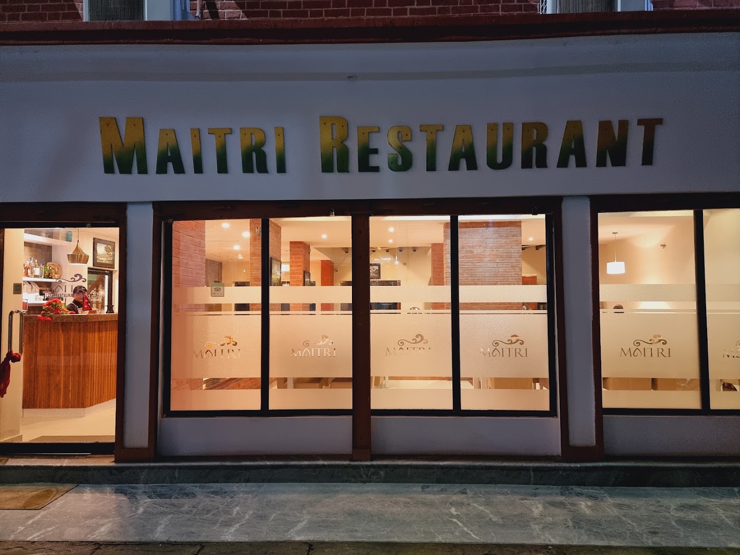 Maitri Restaurant | Cafe | Bar: clear, professional exterior shot
