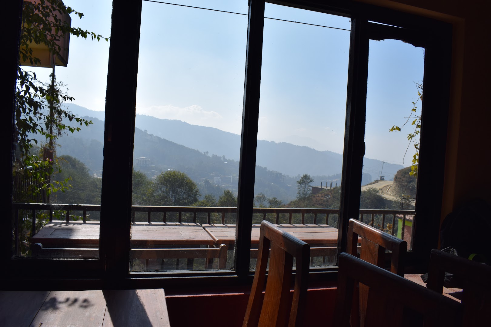 Berg House Cafe and Hotel: beautiful view from the cafe