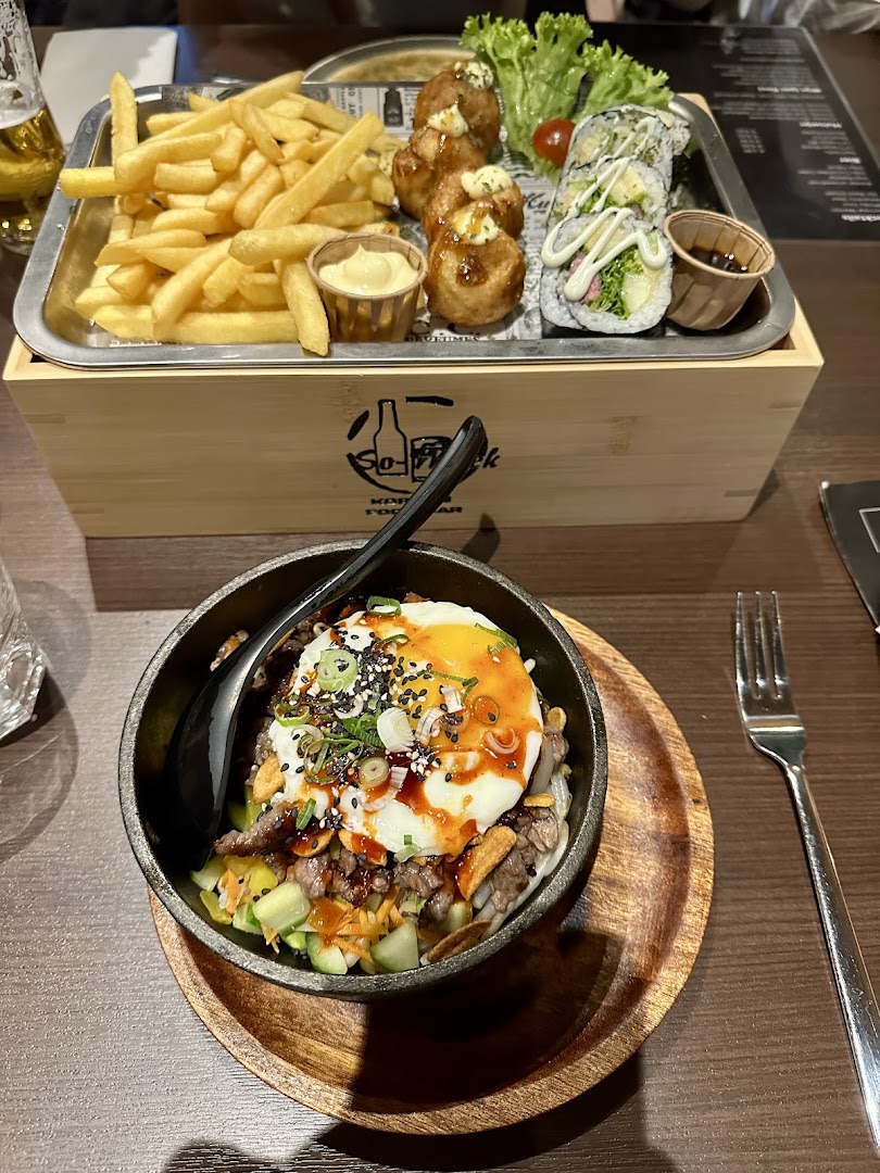 Somaek: appetizing food presentation and branding