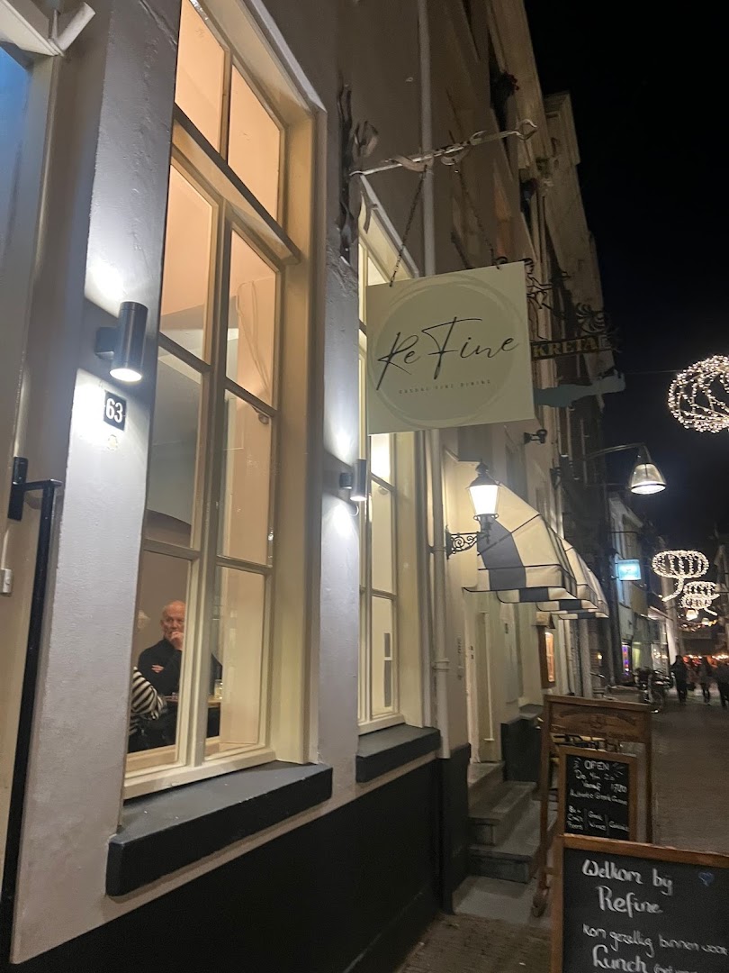 ReFine: clear, inviting exterior restaurant shot