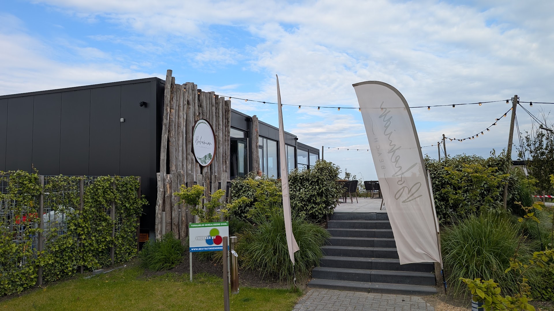 Bohemian Beach: clear exterior view of restaurant