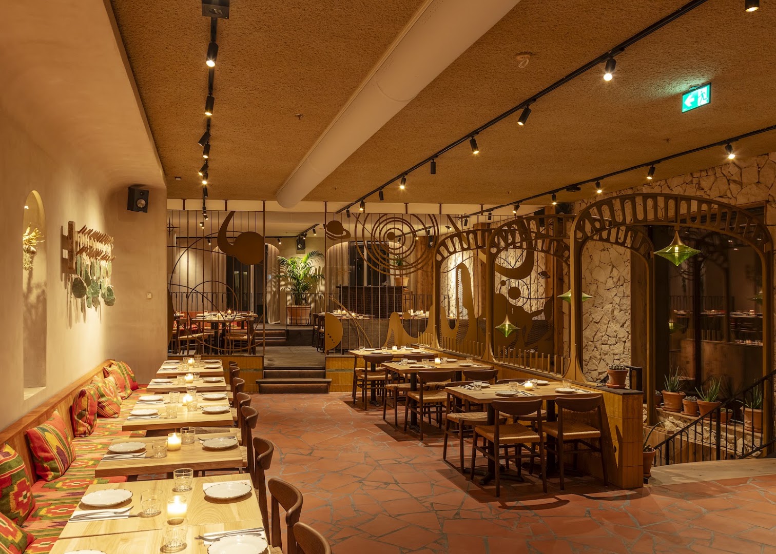 Los Cosmos: professional interior shot of restaurant