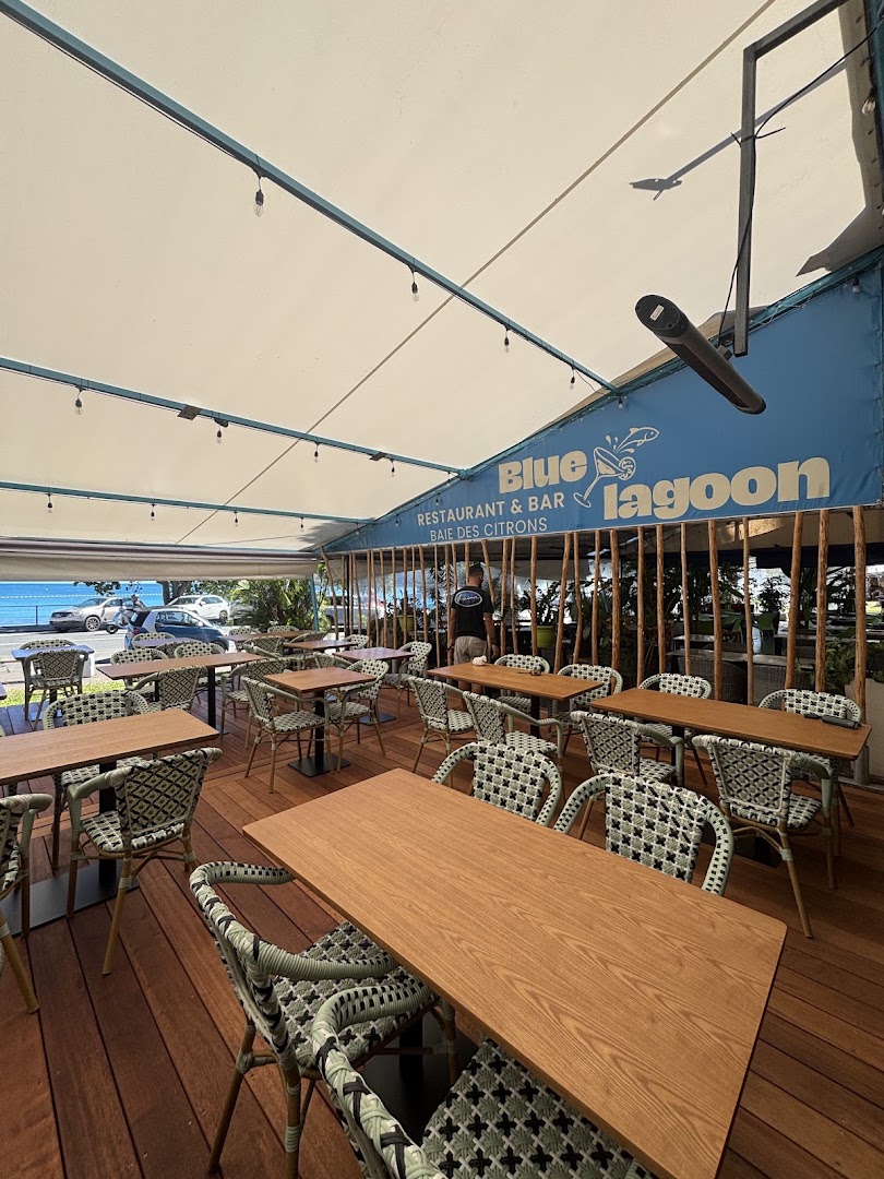 Blue Lagoon: clear view of restaurant terrace