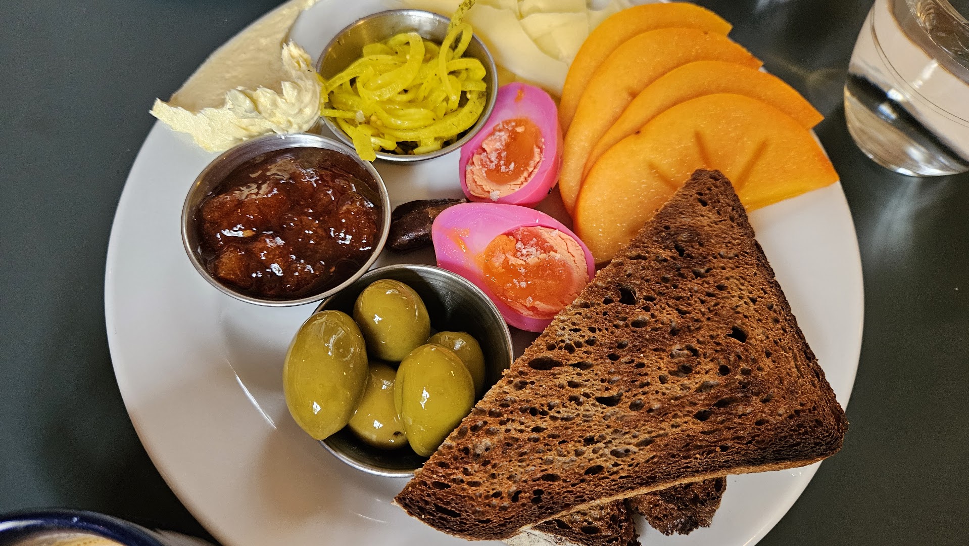 Blue: appetizing and clear food photo
