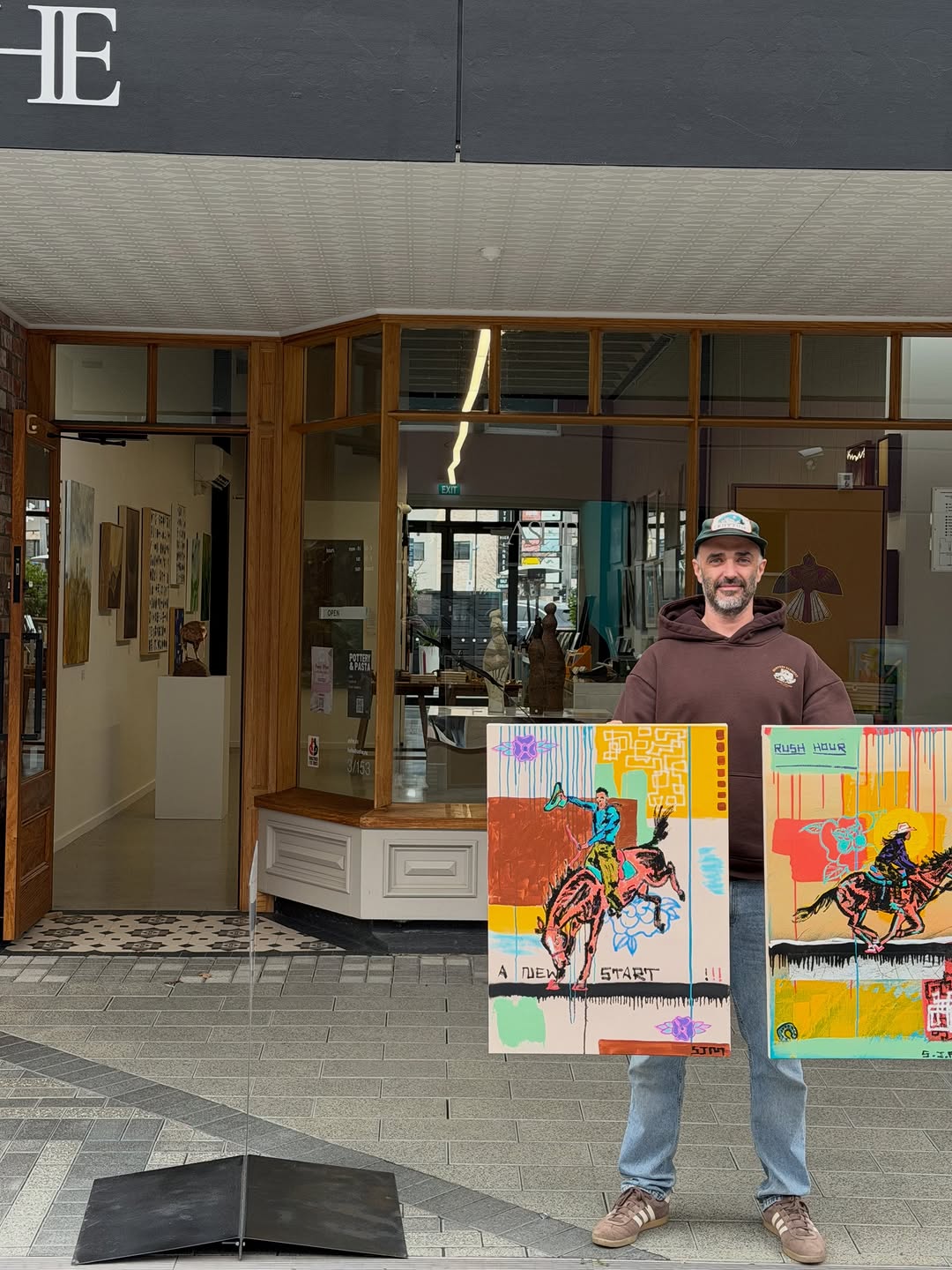 Ashe: artist showcasing work at gallery