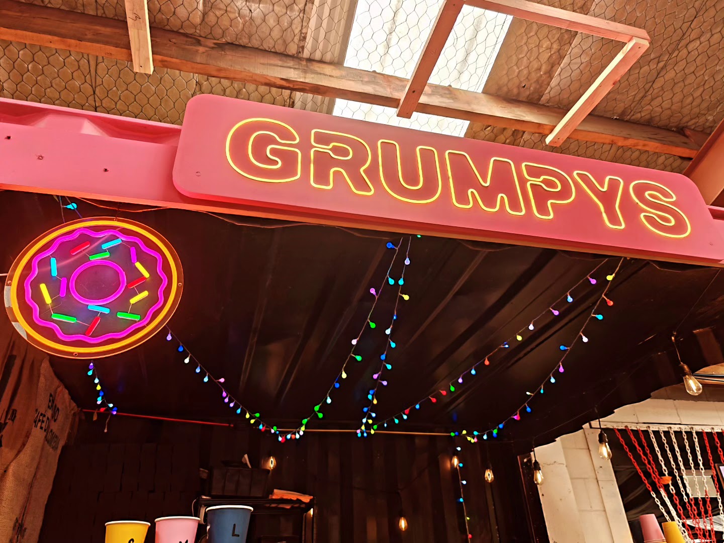 Grumpys: clear signage and inviting atmosphere